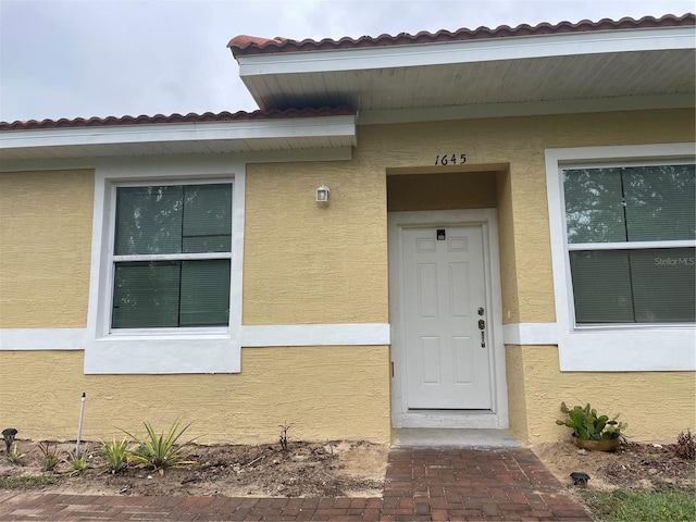 view of entrance to property