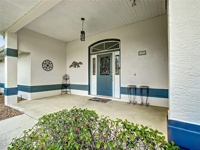 1281 N Timucuan Trl, Inverness, FL 34453 - view of exterior entry with covered porch
