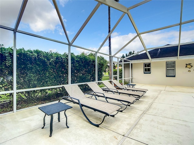 1281 N Timucuan Trl, Inverness, FL 34453 - view of patio featuring a lanai