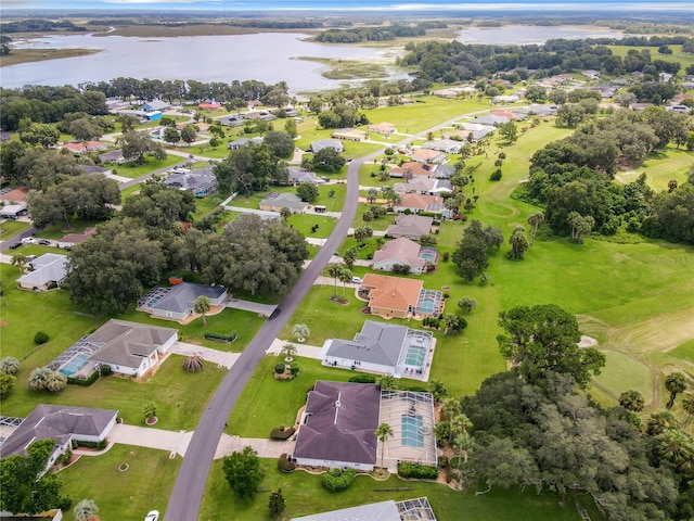 1281 N Timucuan Trl, Inverness, FL 34453 - drone / aerial view featuring a water view