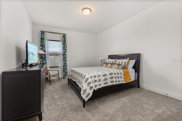 bedroom with carpet flooring