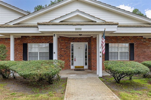 view of entrance to property