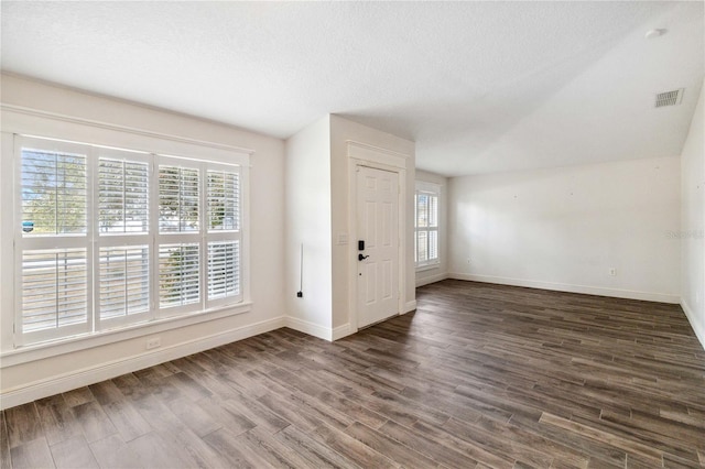 entryway featuring dark hardwood / wood-style flooring