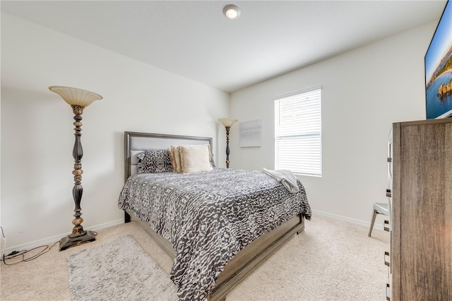 bedroom with carpet flooring