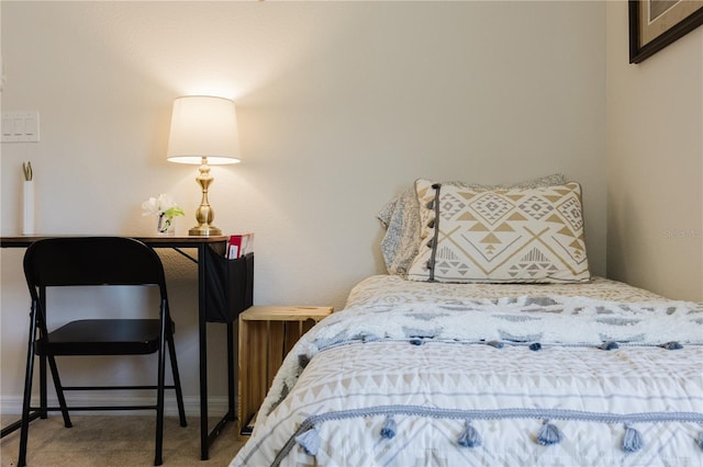 bedroom featuring carpet flooring