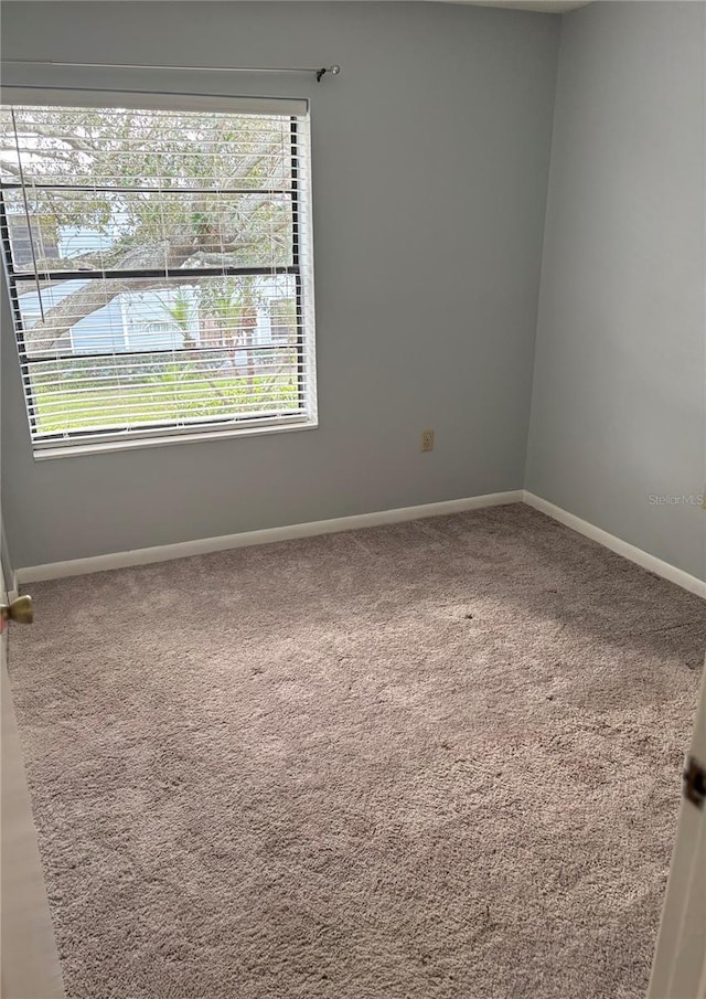 carpeted empty room with a wealth of natural light