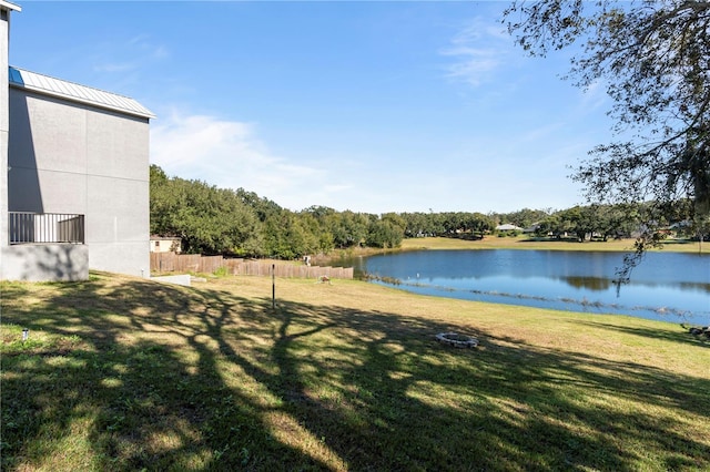 view of water feature