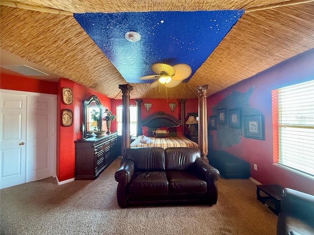 8557 La Isla Dr, Kissimmee, FL 34747 - carpeted bedroom featuring baseboards