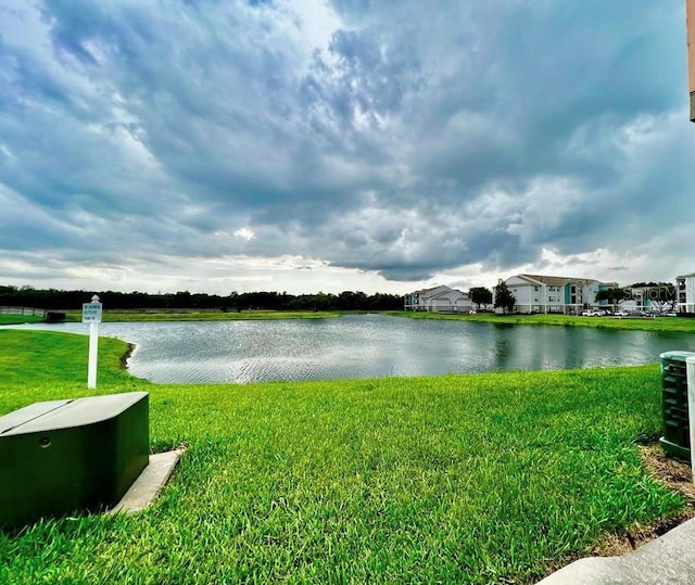 view of water feature