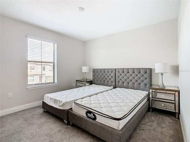 bedroom with carpet floors