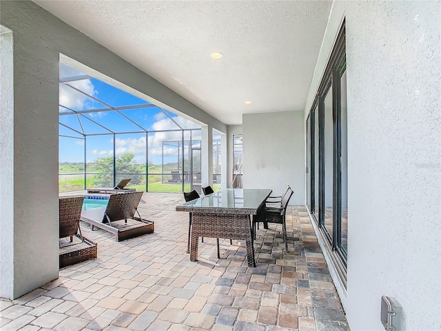 sunroom featuring plenty of natural light