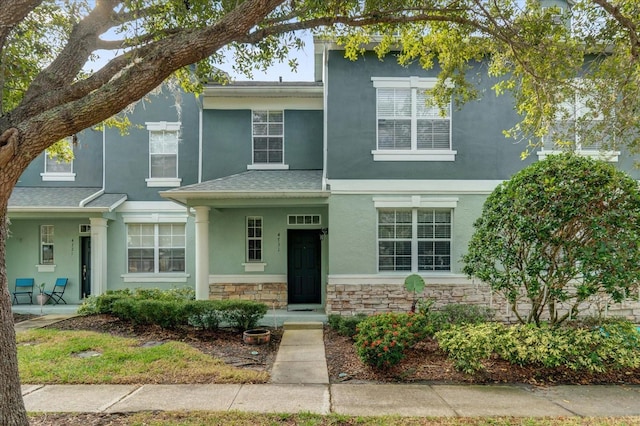 view of townhome / multi-family property