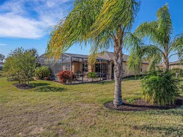 exterior space with a lanai