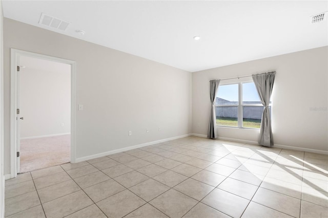 view of tiled empty room