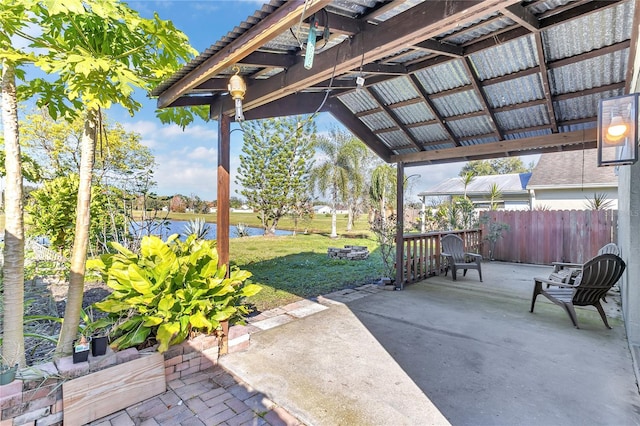 view of patio