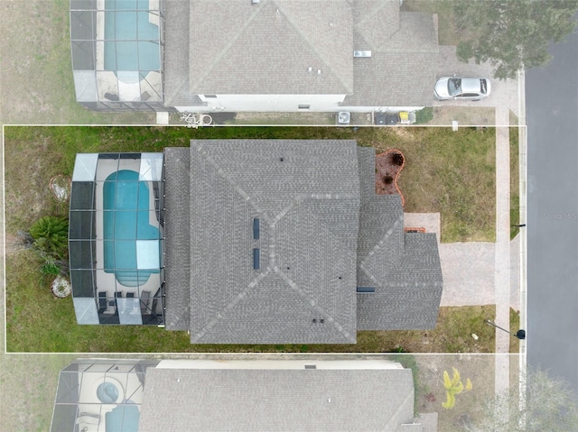256 Lancaster Dr, Davenport, FL 33897 - drone / aerial view of a pool