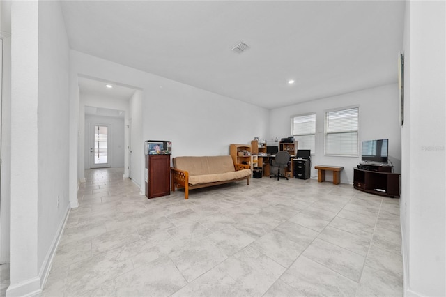 view of sitting room