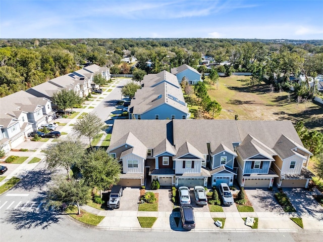 birds eye view of property featuring a residential view