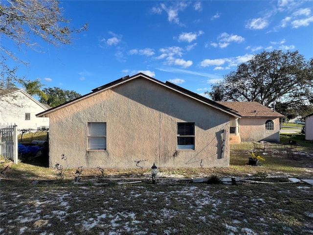 view of rear view of property