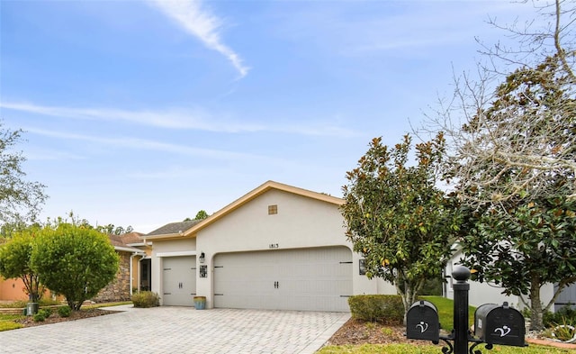 ranch-style house with a garage