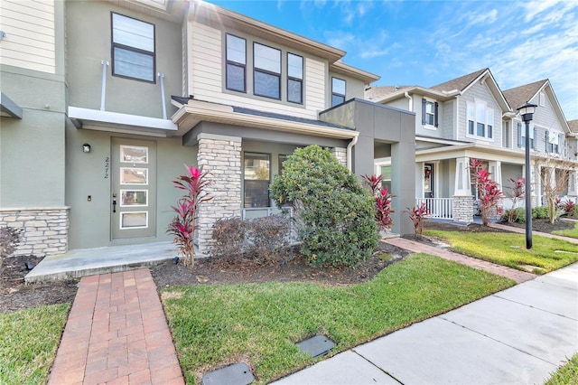 view of townhome / multi-family property