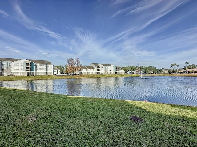 view of water feature