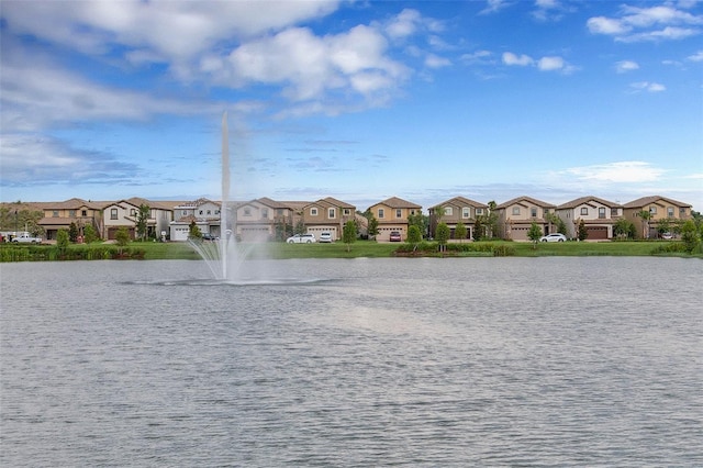 view of water feature