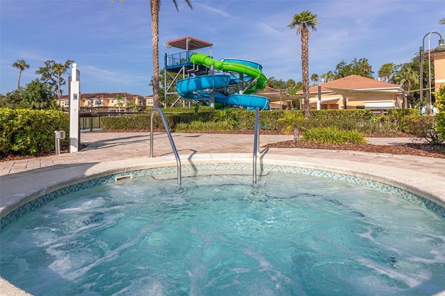 view of pool