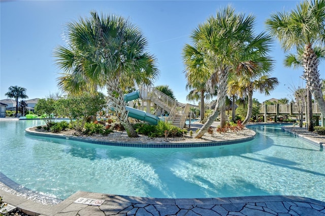 1455 Rolling Fairway Dr, Davenport, FL 33896 - community pool featuring a water slide