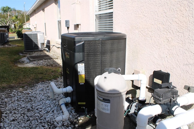 exterior details featuring central air condition unit