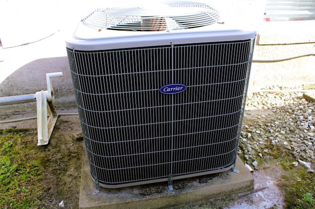 exterior details featuring central AC unit