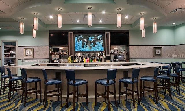 bar with built in features