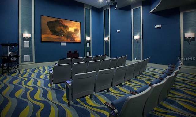 view of home theater