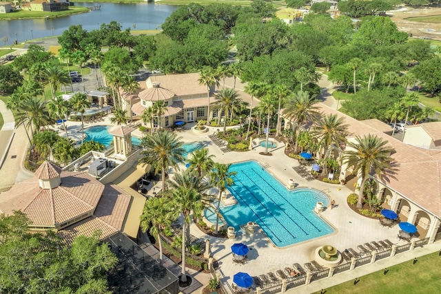 820 Windlass Ct, Kissimmee, FL 34746 - bird's eye view featuring a water view