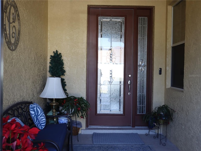 view of property entrance