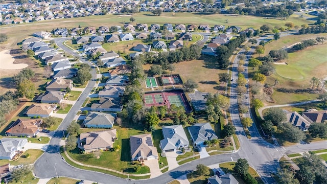 birds eye view of property featuring a residential view