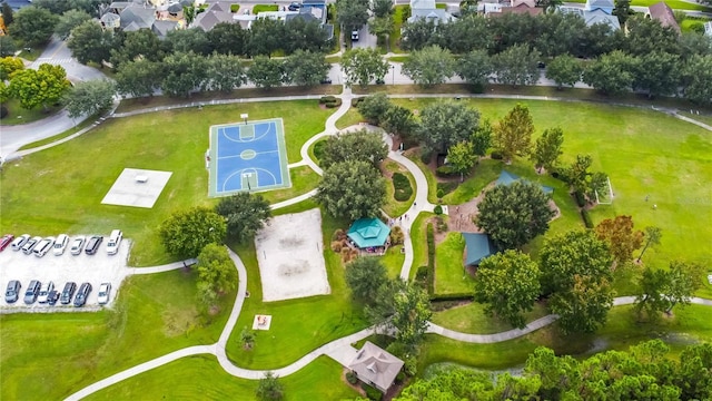 bird's eye view featuring a residential view