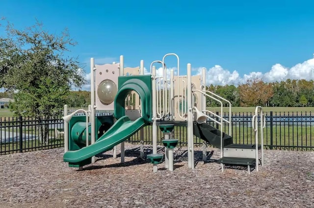 view of jungle gym