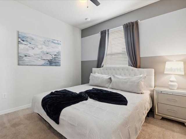 1607 Kona Ln, Davenport, FL 33897 - bedroom featuring light colored carpet and a ceiling fan