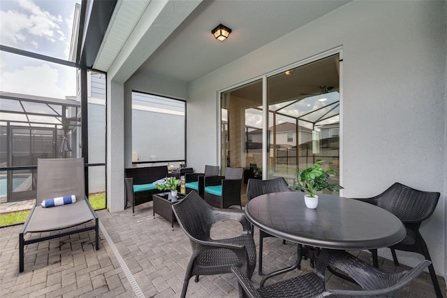1607 Kona Ln, Davenport, FL 33897 - sunroom / solarium with an outdoor hangout area