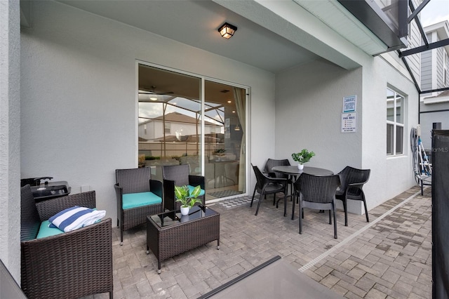 1607 Kona Ln, Davenport, FL 33897 - view of patio / terrace with an outdoor living space and outdoor dining area