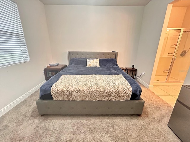 bedroom with carpet floors