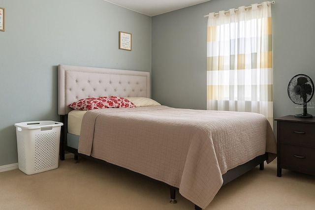 bedroom featuring carpet floors