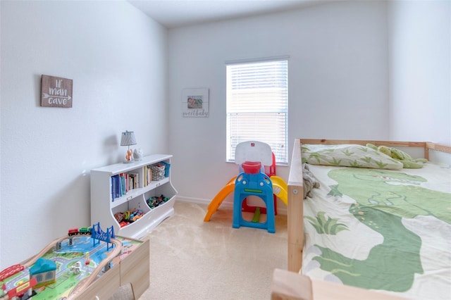 bedroom with carpet flooring