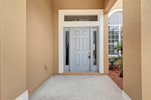 view of entrance to property