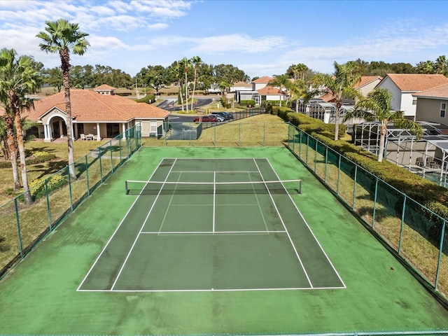 view of sport court