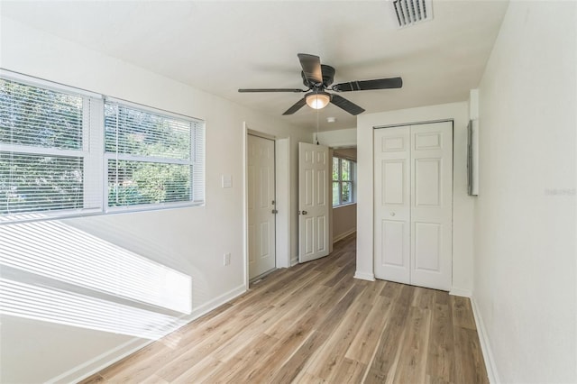 interior space featuring light hardwood / wood-style floors