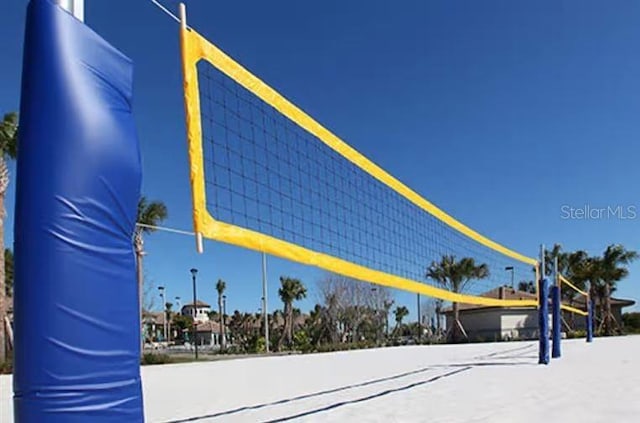 view of property's community with volleyball court