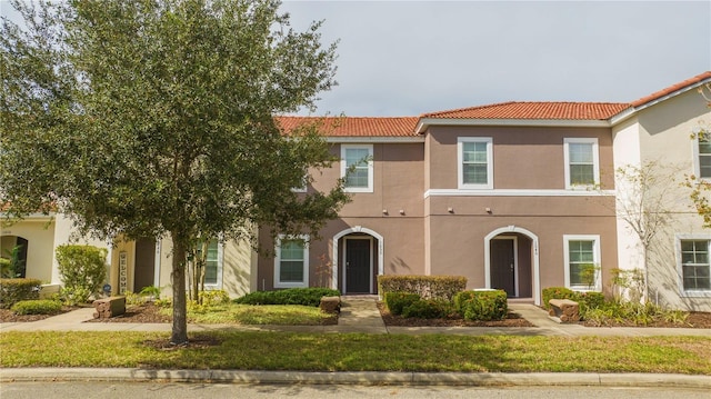 view of mediterranean / spanish house