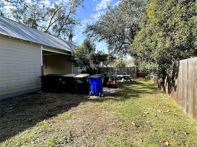 view of yard